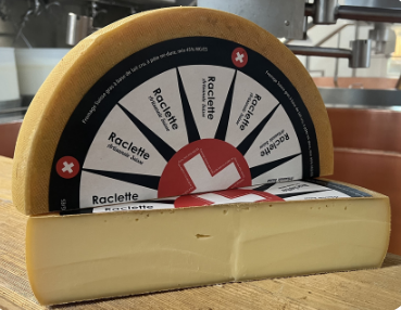 Fromage raclette « KOMFORT 1,5 KG » (en quart de tome)